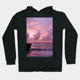 Reflections of Pink: A Sky and Sea in Harmony Hoodie